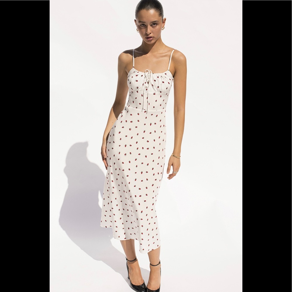 Réalisation Par White Strawberry Alba Dress Small